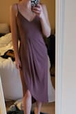 I got this dress for a work party and love it! Conservative enough for dinner with co workers but still makes me feel a little sexy! I am usually an XS and it's a tiny bit loose but not enough to make me feel like it doesn't fit! - Kyla H.