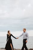 LOVED this dress! I wore it for our engagement photos, but super versatile. It's stretchy and super comfortable! - Kylee B.