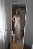I just love it. It is just like on the picture, really perfect fit. Elegant....I will wear it to my wedding. - Martina Z.