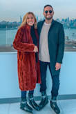 This coat looks great when it's unbuttoned. When it's buttoned (or hooked because it uses hooks instead of buttons) it makes me look morbidly obese. It's very wide. I wish I got a size smaller. - Rachel W.