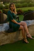 Got lots of compliments on this dress. The color was beautiful and very flattering. - Kristen S.