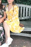 I've worn this dress more times than I can count. Love it!! The flower pattern is super cute, it's airy and great for all occasions. - Kristen S.