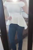 I'm obsessed with this top! It's perfect for girls night out but also can be worn for date night. Pairs perfectly with jeans and leggings. - Alisha