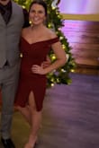 This dress was perfect for the wedding I attended! The material was stretchy and comfortable enough to dance the night away. It fit like a glove! - Heather C.