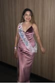 This dress is great. I love the texture, it's comfortable and can be worn without heels even at my little 5'2 height. I am smaller on top so that didn't fit as nicely as I would have liked. Other than that, the dress is awesome and the adjustable straps helped. - Amanda R.