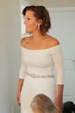 Used this as part of my wedding dress. In addition to the melora white dress (altered to a skirt & added belt) this was exactly what I wanted! I was nervous that it would ride up bc of my height, but it was perfect! - Vicki H.
