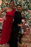 This dress was worn for a black-tie wedding in December and was absolute perfection!!!!! The material felt like "thicker" jersey cotton, so comfortable! It's movable and just hugged all the right places. I received so many compliments! And the one shoulder accent gives it a perfect amount of flare!!!! - Jean M.