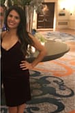 It was beautiful but too long for my height. I raised the hem to just below my knees and was pretty happy with the result. - Diana L.
