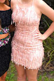 I wish I would have gotten a medium as It was really tight and I was a bit insecure with the way my pictures came out but I really really liked this dress it was perfect and I got so many compliments on it!! - Kristal E.