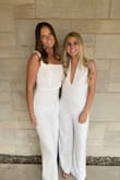 this jumpsuit fit perfectly! I am tall and wore with heels and the length was just right. The material is great and not see through in the slightest. The only thing I will say is it did snag slightly in the leg, but the LuLus customer service straightened the issue out quickly. Would recommend and definitely will be buying from LuLus again. - Isabel T.