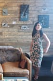 I love this dress! It was perfect for my First Friday art show. Felt super cute but not overdone. Its a nice soft material and comfy but structured enough. I'm slim but curvy but it worked great! - Stefanie F.