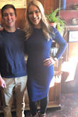 I love this dress! Fits true to size, and the material is ribbed. - Alex H.
