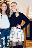 This was perfect for the holidays. Thick material which was a little warm but fit perfectly for someone who had a smaller waist compared to hip size! - Ashley W.