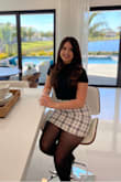 I usually have issues with small skirts fitting me long enough to wear during work (Real Estate Agent) because my thighs and butt is much larger than the top of my body. This skirt was comfortable and was a great length! - Emily D.