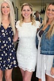 I bought this dress for my bridal shower. It fits great, but it runs big through the shoulders and it is a little longer than seen on the model. - Ashley-Mae R.