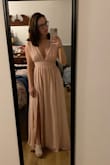 Love the dress! I originally ordered a small and if anything I thought I might have been too big but it was actually too big so I returned it and ordered an xs instead and although slightly tight around the rib cage it is much more flattering. Dress length is also a bit long. - Geena B.