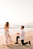 I bought this dress to wear for my engagement pictures and it was absolutely stunning! This was for the beach portion of our shoot, so I had to have it hemmed a good amount because I would not be wearing shoes and I'm super short! The dress was stunning and I received SO many compliments! It is gorgeous in person and feels so good! Definitely worth the money!! - Karis T.