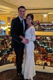 I was looking for a dress to wear to my winter wedding rehearsal dinner that had sleeves and was fitted, since my wedding dress isn't, and I love this dress! It is a little long, but with my heels (also Lulus! https://www.lulus.com/products/taylor-red-satin-ankle-strap-heels/553282.html), it's the perfect length. It fits so well that I am not getting it altered. I am usually a 4/6 or S/M in Lulus clothing. - Sarah Q.