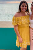 Wore this on vacation and it was perfect for a hot night! Lightweight but has a slip so it wasn't see-through. - Patricia R.