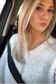 If you're debating this sweater...... GIRL, ORDER IT! It is soooo soft and flattering! I love the color and where it hits. So cute with both jeans and leggings. I was pleased that the XS it still plenty roomy in all areas. I wouldn't size up unless you want it really oversized. - Marin G.