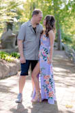 The color was absolutely gorgeous. Unfortunately, this dress ran very long and a little big. The material was a little heavy. I had to return. - Carly L.