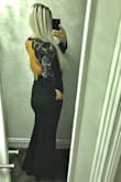 I wore this gown to a gala and received sooooo many compliments!! I'm 5'9 and with 4 1/2 inch stilettos the length was perfect. I'm a 34D transsexual woman and normally wear a large, but the XL fit great. Thank you Lulus!!!!! - Jessica - Rob L.