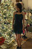 I love this dress! I'm a tiny shorty so it's difficult to find clothes that fit so perfectly. The color and fabric are exactly like advertised. Decent quality. I got it on sale which made it better. :) - Heather S.