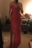 ...The bust was slightly large for me. However this dress is beautiful!! It wears well, the slit adds a nice touch, the color is a stunner! It's basically perfect in every other way. I'm going to be taking the bust in myself as it's an easy fix. I'm 5'10 so it's hard to find dresses long enough for me, but this is the 2nd one I've bought from Lulus that was perfect! - Mariane M.