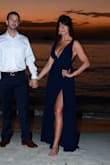I expected this dress to be an average quality dress. I was really surprised in the workmanship of it. It's both beautiful and very sturdy. It was snug on my rib cage, which allowed me to wear it braless with no problem! Perfect for a wedding guest as well as a bridesmaid dress. Plenty long for me, and I'm 5'10. I'm usually a size 8/10, and a size medium fit great. - Sarah L.