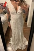 I love the design and material but it ended up looking a little too "frumpy" on me. If you're willing to put in alterations it could be a perfect dress though! - Tanessa P.