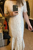 This dress was lovely- classy and vintage looking. I probably would have tried a size down if I were to choose it. - Tanessa P.