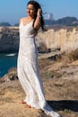 This dress was my choice when I had to order something for a very suddenly planned small beach wedding. The dress is super flattering, and the pictures came out extremely pretty! - Jyothi K.