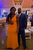 I got the straps altered some because it was a little loose. But nice dress got a lot of complements - Michelle F.