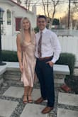 Soo stinkin cute! Perfect for holidays or weddings. I'm a little chestier and the small was a tad bit tight on the top but perfect fitting everywhere else. I'm really happy I sized down because I normally wear a medium in everything just to be safe. - Madison B.