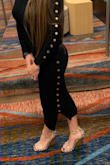 They look amazing on. Fit true to size. Stiff but they will break in over time. - Rashanna P.