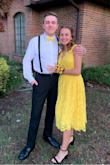 Wore it for my Homecoming and it was such a classy look and the length was a little long for my height but with some taller heels it worked out fine. - Kayla D.