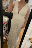 It's a gorgeous dress and I was excited to try it on! BUT unfortunately it's not for me. It has a beautiful lace detailing which made me buy it. But it makes me look a lot older in it and feels loose in the arms. If you want to get it altered it might work for you! - Victoria