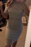 I love this dress it is stunning and I am so glad that lace is comfortable and not scratchy or itchy! - Alivia C.