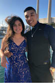 I bought this dress super last minute for my best friend's fraternity formal, and immediately fell in love upon its arrival. This shade of blue is my absolute favorite, and it paired perfectly with nude heels and dainty gold jewelry. I loved the classy feel. Will definitely wear more than once!! - Yulissa B.