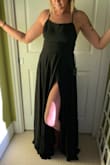 This dress is exactly what I hoped for and exceeded my expectations! The quality is so good and I'm quite tall so I have a hard time finding something long enough but it's perfect. I usually fit a medium so I ordered a medium and it is a tad big (my fault I didn't measure I just got a medium cause that's what I usually am) so I'm giving this to my friend in the wedding party and who's a medium and she is ordering me a small! I'm not usually a small so that makes me super happy. Love the material, love the look!!! 4 more girls will be ordering this dress for a week as we are the bridesmaids! - Auburn V.