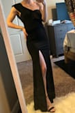 Love this dress! It fits nicely, a little loose in some parts around my stomach/lower back area. Very comfortable, and perfect for a formal occasion! - Cassidy E.