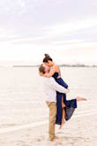 Had our engagement photos taken in this dress and it flowed perfectly. Super comfortable too! Bust is a little large in the small. - Ashley N.