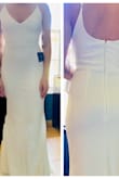 This dress fits like a glove and the quality is amazing! I will be adding a thin bridal belt to it and will be using this as my reception dress after I change out of my huge wedding dress. 10/10 would recommend this dress to everyone. - Kimberlee R.
