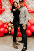 This was perfect for my spouse and my date night in the city. The only thing I would change about it is the length. My torso is pretty long! But I threw on some high rise jeans and some leopard print booties from Lulus and just glammed it up. It was perfect. - Jordan M.
