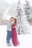 This dress was absolutely perfect for my winter engagement pictures! It was very comfortable and fit true to size. It was quite long so if you don't want it to drag, wear tall heels or have it hemmed. The lace sleeves were stretchy so it wasn't tight and uncomfortable.  I absolutely loved this dress!! - Jennaleigh M.