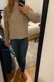 Love this sweater! The material, color, and cut are great, I love the subtle sparkle. - Allie G.