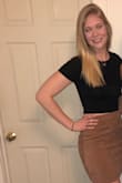 So comfortable and glad to have in my closet! Perfect length crop top ! A little tight but wouldn't of gotten a large. - Morgan L.