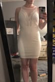 Loved the fit, the material is thick and not see through. I would definitely recommended!!! - Rebekah S.