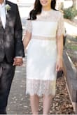 I wore this dress to our courthouse wedding. The dress is comfortable, cute, and affordable. It was my first time ordering from Lulus and I bought it last minute so I decided to go with a medium because it would be better to have something fit a little loose then to have something too small. I think I could've went with a small for a better fit but the medium looked good too. Would highly recommend this dress for any occasion as it comes in so many different colours! LOVE! This won't be my last time ordering from lulus. - Kim T.