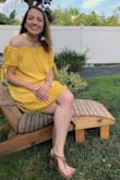 I originally bought this dress for a trip to Nashville, but it rained all weekend. I later wore it to attend a lemon-themed bridal shower, as the color was perfect! - Holly S.